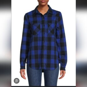 Casa Cabana Sienna Checked Longline Shirt